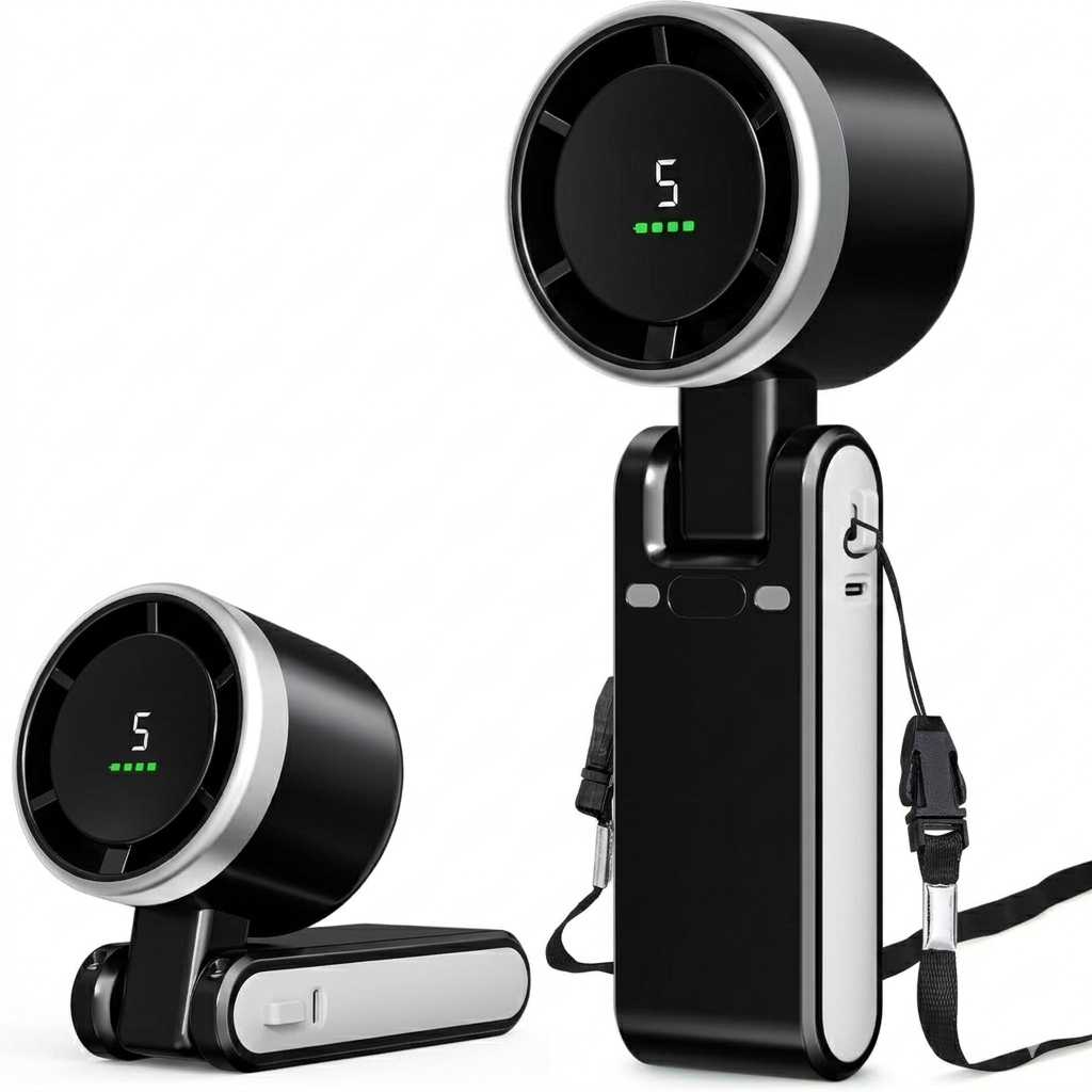 Mini Turbo Rechargeable Fan 5 Speeds